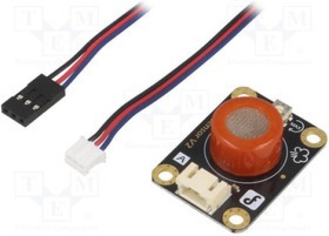 DF-SEN0132, Датчик газа, 5ВDC, IC MQ-7, Интерфейс аналоговый, Каналы 1 DF-SEN0132, Датчик газа, 5ВDC, IC MQ-7, Интерфейс аналоговый, Каналы 1