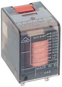 9-1419111-0, Industrial Relay PT 4CO AC 115V 6A Blade Terminal