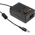 GSM18B12-P1J, Блок питания: импульсный, 12ВDC, 1,5А, Вых: 5,5/2,1, 18Вт, -25-60°C