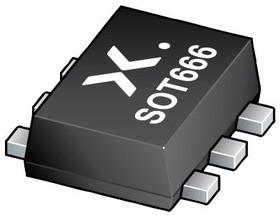 PEMD20,115, 30@20mA,5V 300mW 100mA 50V 100nA 1 NPN PreBiased,1 PNP PreBiased SOT666 Digital Transistors ROHS