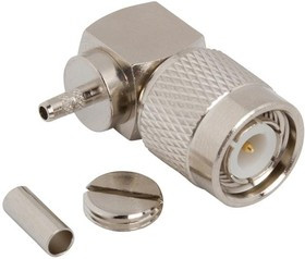031-6160, RF Connectors / Coaxial Connectors TNC R/A CRIMP PLUG FOR RG-174/U CABLE