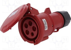 FAM-23303, Разъем: питания AC, трехфазный, гнездо, "мама", 32А, 380/415AC