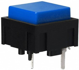 320E11BLU, Tactile Switches SPST MOM PC MNT