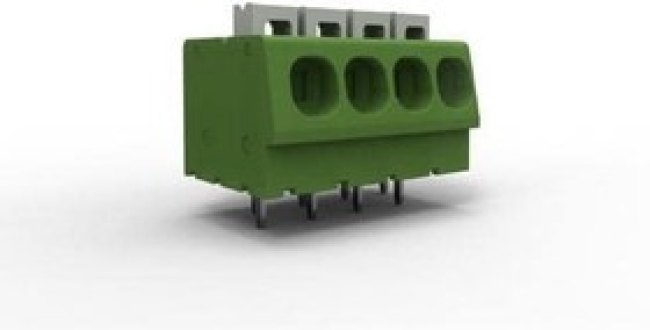1986712-5, Fixed Terminal Blocks 5.08MM S/E SPRING 5P SCREWLESS TERM BLOCK