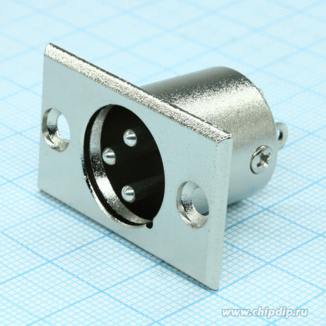 XLR-MC-402 (JD-395/AUD-81), Штекер XLR на панель