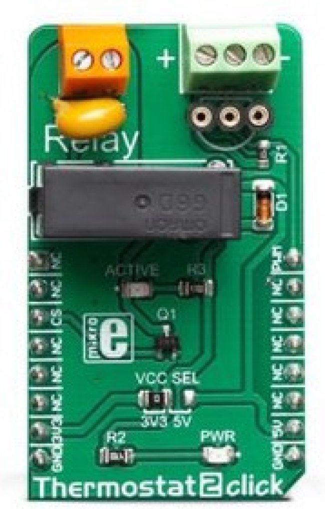 MIKROE-3415, Thermostat 2 Click Temperature Sensor for DS1820