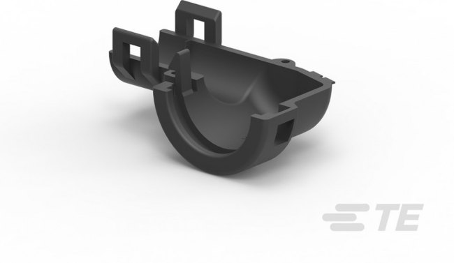 965577-1, Кожух соединителя Strain Relief Nylon 6/6 черный автомобильного применения коробка