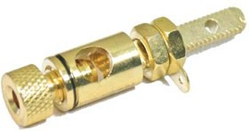 Клемма приборная 48x11d5,7, 6,6, отверстие 7,2/4,0, черная