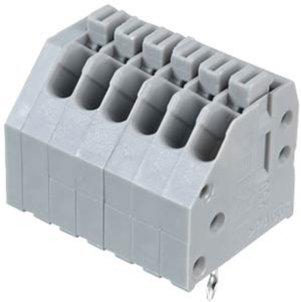 250-406, Клеммная колодка типа провод к плате, 2.5 мм, 6 вывод(-ов), 24 AWG, 20 AWG, 0.5 мм², Вставной