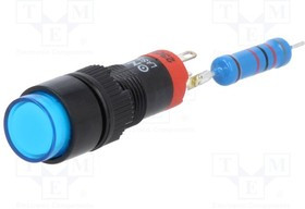 V10Y-11-230B, Переключатель: кнопочный, Пол: 2, SPDT, 0,5A/250ВAC, 1A/24ВDC, IP40