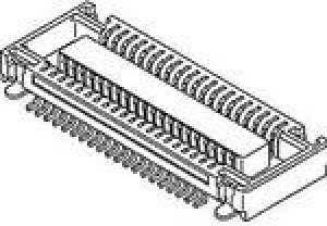 0543631278, Conn Board to Board RCP 120 POS 0.5mm Solder ST SMD SlimStack T/R