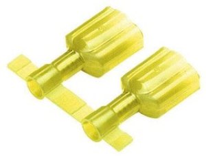 DNF10-250FIMB-K, Terminals Male Disc nylon fully insuld DNF10-250FIMB-K, Terminals Male Disc nylon fully insuld