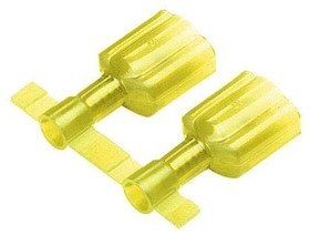 DNF10-250FIMB-K, Terminals Male Disc nylon fully insuld DNF10-250FIMB-K, Terminals Male Disc nylon fully insuld