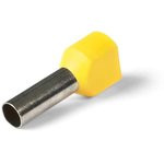 НШВИ(2) 6.0-14, Наконечник штыревой втулочный изолированный желтый 2х6.0мм²