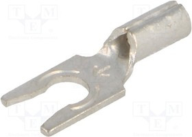 KEYS8254, Наконечник: вилка, M3,5, обжим, на провод, неизолированный, медь