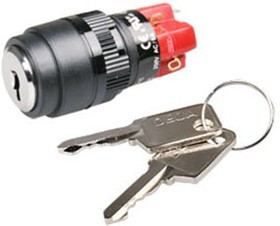 ADD16K4-AR0-1C, переключатель поворотный с ключом 250В/5А ADD16K4-AR0-1C, переключатель поворотный с ключом 250В/5А