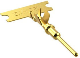 AT60-20-0244, CONTACT, PIN, CRIMP, 22-16AWG