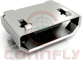 DS1105-12-B6S8R, (Micro USB B), Разъем Micro USB тип B, розетка, 5 вывод(-ов), Поверхностный Монтаж