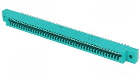 341-043-500-102, Краевой, PIN: 43, под пайку, на PCB, позолота, 2,54мм, Серия: 341