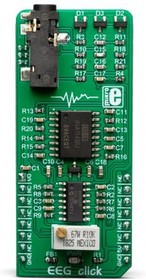 MIKROE-3359, EEG Click for INA114 for Silver-Chloride Electrodes