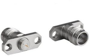 RF292A2JEGADGA, RF Connectors / Coaxial Connectors 2.92mm Jack Straight 2 Hole Flange RF Connector Ext PTFE 1.4mm