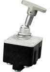 4TL35-3D, Switch Toggle ON None ON 4PDT Locking Lever Screw 20A 277VAC 250VDC 745.7VA Panel Mount with Threads