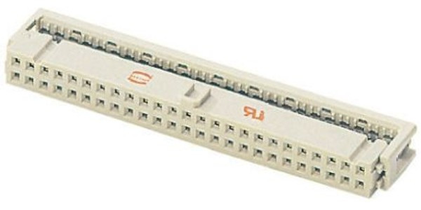 09 18 550 7803, IDC Connector, без компенсатора натяжения, IDC Receptacle, Female, 2.54 мм, 2 ряда, 50 контакт(-ов)