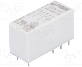 RM84-2012-35-1110, Реле: электромагнитное, DPDT, Uобмотки: 110ВDC, 8A/250ВAC, 8А, PCB
