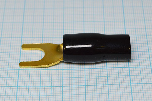 Клемма"U" d 7,95, 25,0S Au, черная