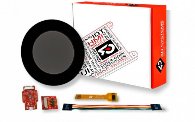 SK-PIXXILCD-13P2-CTP-CLB, Дисплей: TFT; 1,3"; 240x240; Интерфейс: GPIO,I2C-Master; 270кд/м2