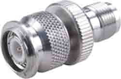 33_TNC-50-0-1/133_NE, Straight RF Adapter TNC Plug to TNC Socket 11GHz