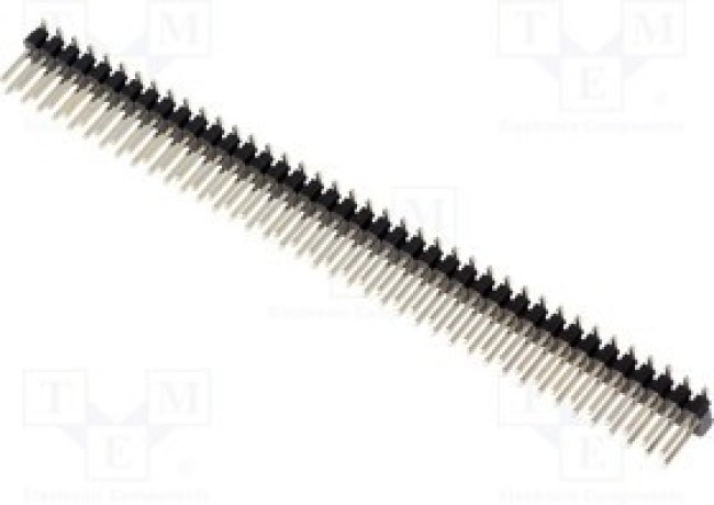 ZL301-2X40P, Штыревой, IDC, "папа", PIN 80, вертикальный, 2,54мм, SMT, 2x40, 1А