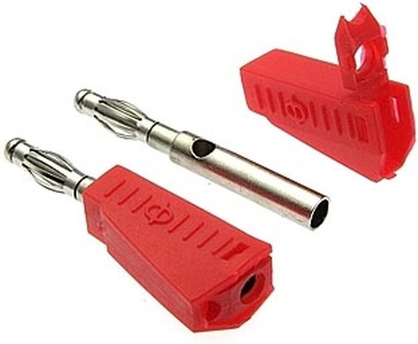 Z040 4mm Stackable Plug RED