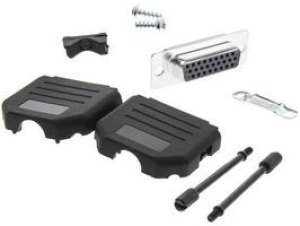 MHDPPK15-HD26FS-K, D-Sub Connector Kit, DA-26 Socket, Solder, Polyamide 6.6