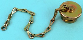 840012, Souriau 840 Male Dust Cap, Shell Size 2 IP65 Rated, Metal