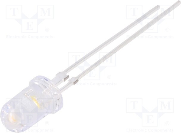 OSM57L5111Y, LED; 5mm; white warm; 15°; Front: convex; 2.8?3.6V; Pitch: 2.54mm OSM57L5111Y, LED; 5mm; white warm; 15°; Front: convex; 2.8?3.6V; Pitch: 2.54mm