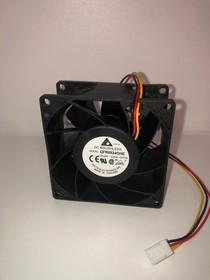 Вентилятор DC Brushless QFR0824GHE DC 24v 0.60A 3pin 80x38