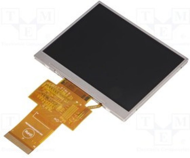RFC350Y-AIW-DNN, Дисплей: TFT, 3,5", 320x240, Подсвет: LED, Размер окна: 73,1x55,5мм