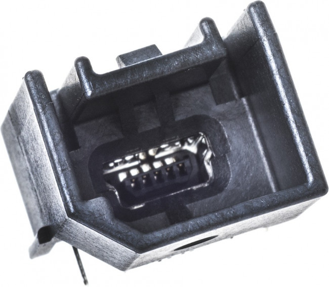 49616-0711, Right Angle, Through Hole, Plug Type A 2.0 USB Connector