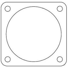 M85049/94-18-A, Circular MIL Spec Tools, Hardware &amp; Accessories MOUNTING FLANGE FULL PERIMETER