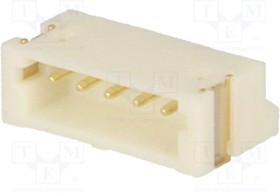 NX1501-05SMR, Гнездо, провод-плата, "папа", 1,5мм, PIN: 5, SMT, 100В, 1А, луженые