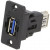 CP30605N, Адаптер USB, CSK Hole, Гнездо USB Типа A, Гнездо USB Типа A, USB 3.0, Slim FeedThrough CP30605N, Адаптер USB, CSK Hole, Гнездо USB Типа A, Гнездо USB Типа A, USB 3.0, Slim FeedThrough
