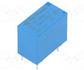 2-1419128-9, Power Relay 5VDC 10A SPST-NO(18.2mm 10.2mm 14.7mm) THT