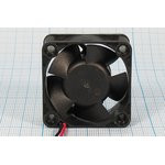 Вентилятор постоянного тока 12В, 40х40х20мм, подшипник скольжения, 7500 об/мин, ВН045S вент 40x40x20