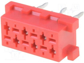 DS1015-04-06R6XT, Провод-плата, гнездо, "мама", PIN: 6, THT, на PCB, 1,5А, 30мОм