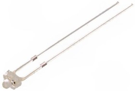 OSR5MA7331A-12V, LED; 1.8mm; red; 1560mcd; 30°; Front: convex; 12V; Pitch: 2.54mm