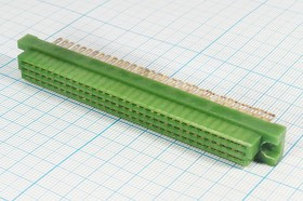 Прямоугольная соединительная розетка, шаг P2.5мм,99гнёзд,полный, 3x32,A+B+C=3x32=96HP; №332 гн ПрС\P2,5\96HP\\\ СНО64-96Р-24-2-В