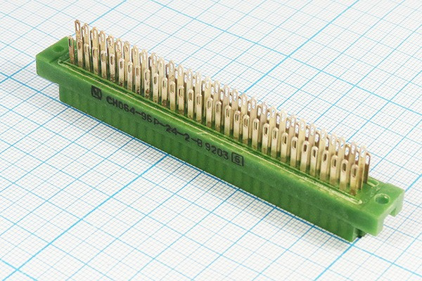 Прямоугольная соединительная розетка, шаг P2.5мм,99гнёзд,полный, 3x32,A+B+C=3x32=96HP; №332 гн ПрС\P2,5\96HP\\\ СНО64-96Р-24-2-В