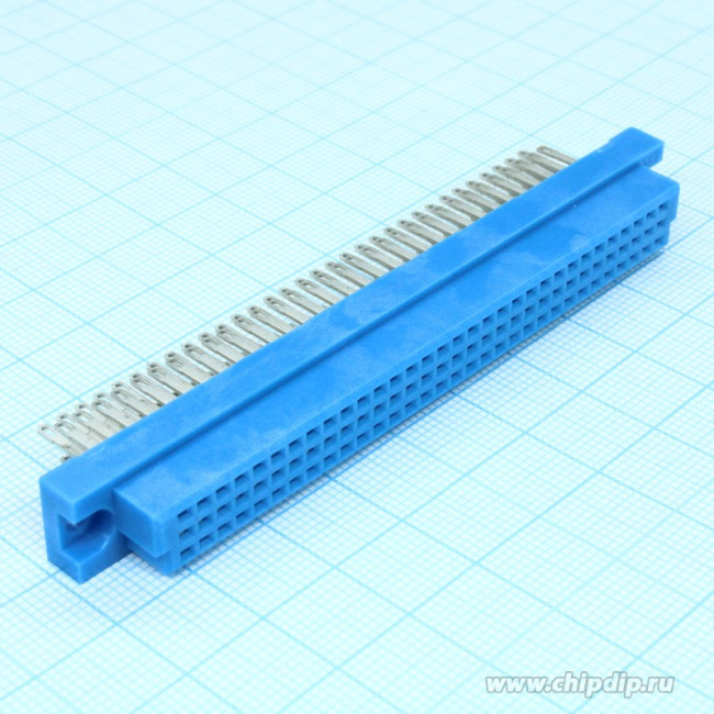 Прямоугольная соединительная розетка, шаг P2.5мм,99гнёзд,полный, 3x32,A+B+C=3x32=96HP; №332 гн ПрС\P2,5\96HP\\\ СНО64-96Р-24-2-В