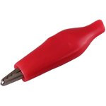 16-0001, Зажим «крокодил» 5 А 40 мм в изоляторе